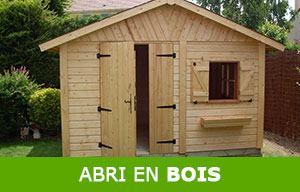 abri de jardin en bois